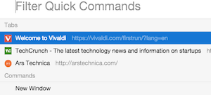 Quick Commands - 1st Step