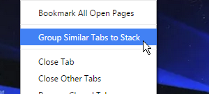 Tab Stacking - 3rd Step